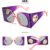 Colorful Square Sunglasses Women Men Two Color Frame Travel Sun Glasses Female Shades UV400 Male Gafas Oculos Brand Luxury