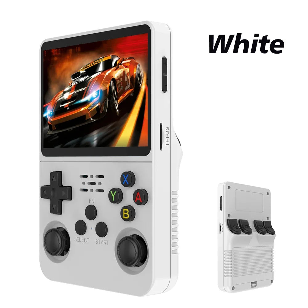 Green R36S Retro Handheld Video Game Console Linux System 3.5Inch IPS Screen R35s Pro Portable Pocket Video Player 64G 128G 256G