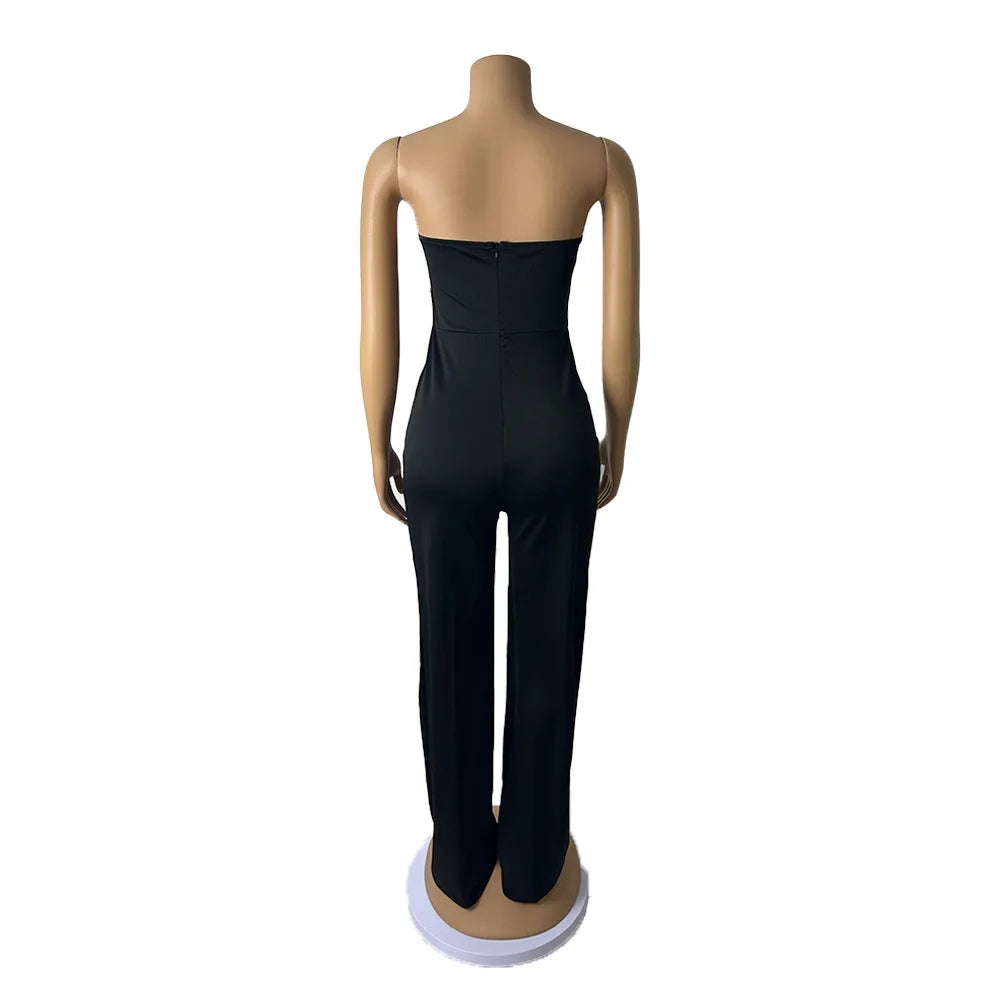 Elegant Jumpsuits for Women 2025 Spring Summer Sexy Spicy Girl Party Button Overalls Streetwear Women's Jumpsuit Pants Fashion