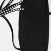 Luxury Celebrities Evening Club Outfit for Women Sexy Black Single Shoulder Diamonds Long Skirts and Crop Tops Two 2 Pieces Suit