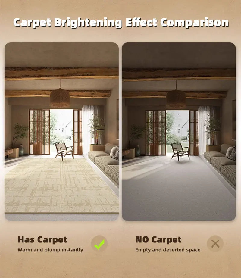 Living Room Carpet Modern Style French Retro Blue Striped Bedroom Bedside Rug Light Luxury High-end Coffee Table Mat Ковер Tapis