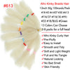 Afro Kinky Curly Hair Bulk Synthetic 12inch Ombre Marley Twists Braiding Hair #1B 4 27 30 33 99J Green Ombre Purple Brown Colors