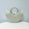 Luxurious Design Sparkling Banquet Clutch Bag Fashion Pearl inlay Wedding Handbag Lady Chain Shoulder Bag New Clutch Purse