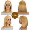 210% Density Vietname Super Double Drawn Bone Straight 13x4 Frontal Bob Wig with 100% Human Hair 613 Honey blond For Black Women