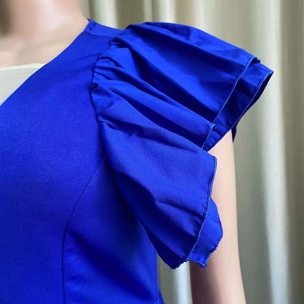 White Blue Yellow Red One-piece Short Sleeve Overalls For Women Pants Jumpsuit Wedding Evening Party Clothing Plus Size Bodysuit