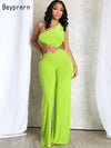 Beyprern Women's Open Back Cutout Jumpsuits With Snake Tirm Sexy Rompers Summer Lace-Back Bandage Wide Legs Jumpsuits Overalls