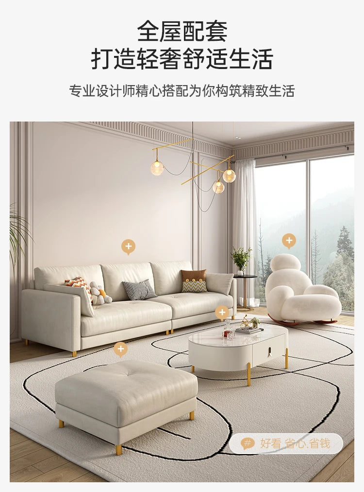 Fluffy White Living Room Chair Modern Cute Floor Ergonomic Living Room Chair Lounge Recliner Meuble Salon Home Furniture