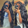 Transparent 13x4 13x6 Body Wave Lace Front Wig Human Hair PrePlucked Brazilian Human Hair Lace Frontal Wigs For Women Bling Hair