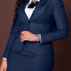 BWQ Women's Set Full Sleeve Button Blazer + Skirts Suit 2025 Winter Casual Streetwear Two 2 Piece Set Africa OL Work Outfits