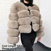 2025 MAOMAOKONG Natural Real Fox Fur Coat Women Winter Long Sleeve Luxury Raccoon Fur Jackets Thick Top Female Furry Coat Vest