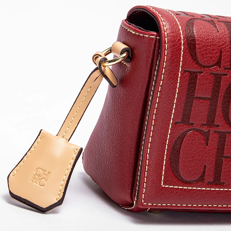 Fashionable Classic Light Luxury Design Exquisite Craftsmanship Women's New Shoulder Bag Letter PU Material Crossbody Bag