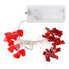 2M 20LED Love Heart String Lights Valentines Day Romantic Decoration Fairy Lights Garland For Wedding Home Decor Valentines Gift