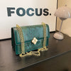 Luxury Purple Women's Single Shoulder Bag Pu Leather Ladies Bag Femme Designer Handbag Purse Flap Messenger Bag Brand Sac A Main