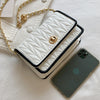New Fashion Women's Shoulder Bag Simple Chain Texture Small Square Bag Light Luxury Party Crossbody Bag Purses and Handbags