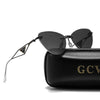 GCV Brand new Women 2 In 1 Polarized Sunglasses Anti blue light glasses butterfly frame multifunctional Medical applicability