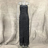 Sexy Stain Long Dress Women Patchwork Solid Tube Top Sleeveless Party Dresses 2025 Summer Lady Slim Vacation Backless Robes