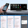 10.26'' Dash Cam 4K Car Mirror Video Player Wireless Carplay Android Auto GPS Car Monitor Multimedia Rearview Camera Dashboard