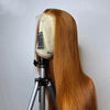 Orange Ginger Blonde Colored 13x6 HD Lace Front Wigs Human Hair 6x4 Glueless Ready To Wear Pre Cut Lace Frontal Human Hair Wigs