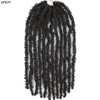 14 12 inch Butterfly Faux Locs Crochet Hair Braids Pre looped Distressed Goddess Butterfly Soft Locs Crochets Braids Cheveux Lok