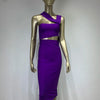 Women Summer Sexy Hollow Out Brown Midi Knee Length Bodycon Bandage Dress 2023 Designer Elegant Evening Party Dress Vestido