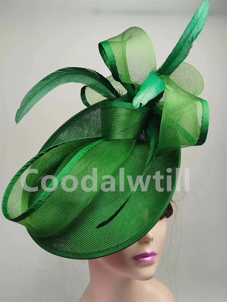 Mesh Fascinator Headpiece Women Formal Event Derby Headpiece Ladies Eleagnt Mariage Millinery Cap Fashion Wedding Fascinator Hat