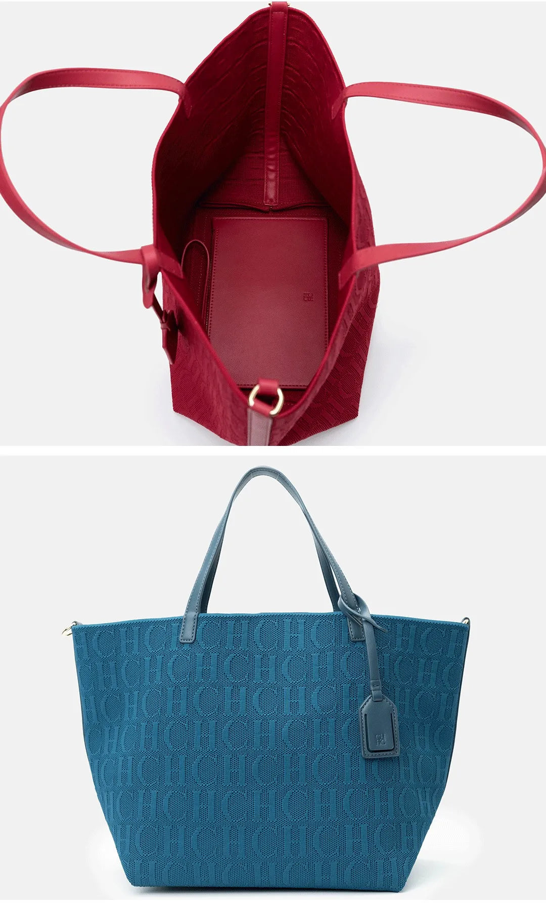 CH Classic Models of Women's Shoulder Bag Solid Color Fashionable Versatile Large-capacity Handbag Elegant Shopping Ladies Bag