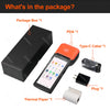 Handheld Commercial PDA Android 8.1/13 Bulit-in 58mm Thermal Receipt Printer NFC Optional for Cafeteria WIFI Bluetooth Connect