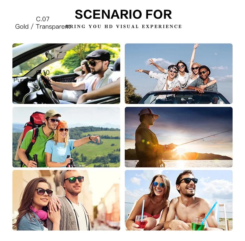 New Love Heart Shaped Polarized Sunglasses Women Fashion Cute Retro Vintage Gradient Sun Glasses UV400 Protection Unisex Eyewear