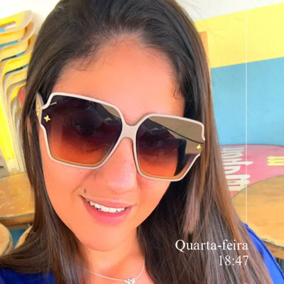 New fashion square frame sunglasses for women luxury sunglasses UV protection large frame all-match glasses(DS-8052-1)