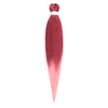 Pre-stretched Braids Synthetic Hair Professional Itch Free Hot Water Setting Fiber 30'' Ombre Yaki Texture Braid Hair Extensions