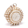 Women Evening Bags Pearl Lady Clutch Bags Beading Diamonds Party Wedding Prom Glitter Banquet Handbags Ball Design Handle Glamor