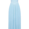 Mozision Off-shoulder Backless Pleated Maxi Dress For Women Fashion Strapless Sleeveless High Waist Bodycon Sexy Long Dress