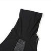 OMSJ Women Gothic 2024 Black Hooded Knitted High Split Long Dress Hollow Sexy See-through Straight Dress Festival Rave Club Wear