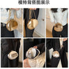 Golden Acrylic Women Hobo Bags Luxury Designer Clear Beach Handbags Dinner Party Wedding Round Top Handle Evening Clutch Purse