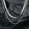 Luxury designer 925 Sterling Silver Flat snake box chain necklace for Men Women wedding fashion jewelry accessories gifts