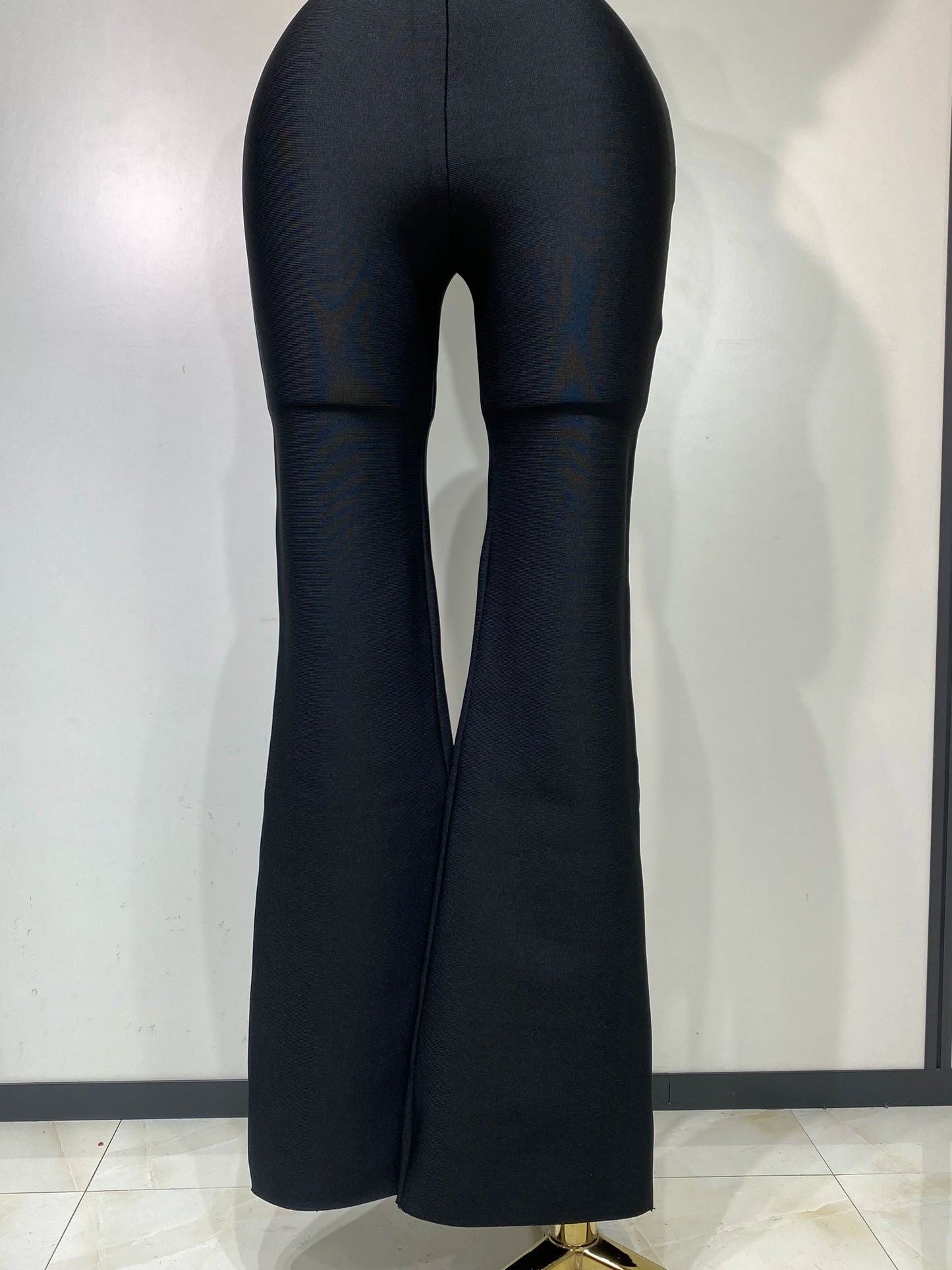 High Quality Elegant Bandage Top Pant Set Women Sexy Evening Party Nightclub Luxury Birthday High Street Fashion Two Piece Set