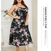 XL-5XL Big Size Sexy Suspender Nightdress Sleepwear Lingerie Summer Women Nightgown Loose Silky Satin Dressing Gown Loungewear