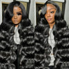 Transparent 13x4 13x6 Body Wave Lace Front Wig Human Hair PrePlucked Brazilian Human Hair Lace Frontal Wigs For Women Bling Hair