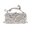 Leopard handle Luxury Gold Silver Party Evening Bag For Women Chain Clutch Handbags And Purses Mini Crossbody Shoulder Phone Bag