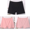 3pcs Cotton Women Panties Lady Plus Size Boxer Underwear High Waist Briefs Solid Color Female Shorts Safety Panty