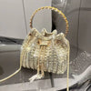 Wedding Party Clutch Purse Glitter Shiny Diamond Banquet Bag Women's Handbag Luxury Fashion Evening Bag Shoulder Chain Bag