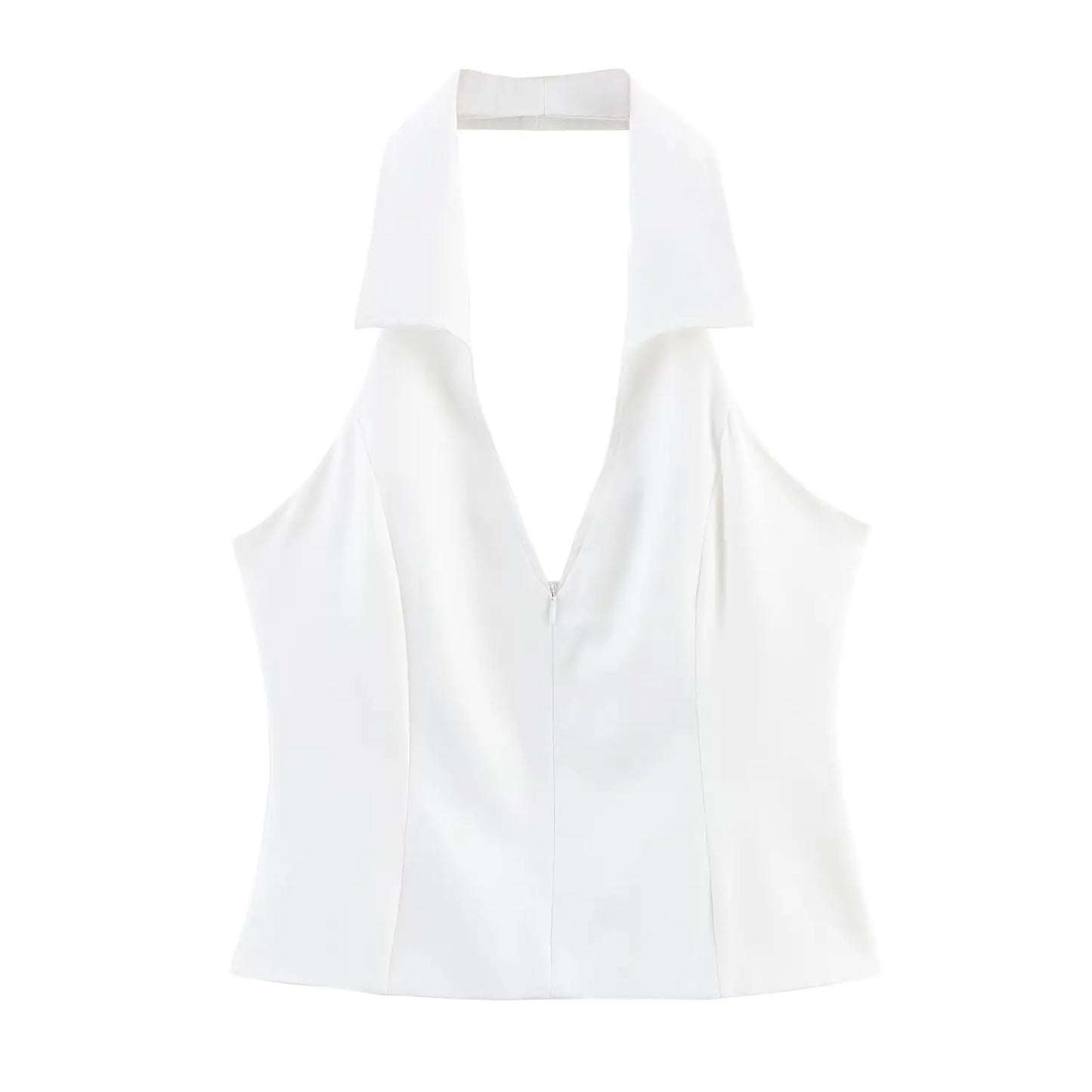 HH Women Pink 2 Piece Set Sexy V-Neck Sleeveless Backless Suspender Zipper Top+High Waist Back Pocket Mini Skirts Shorts Y2K