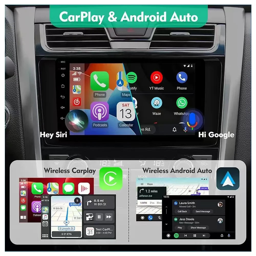 Carplay Auto Android 14 Car Radio For Honda Element YH 2002 2003 2004 2005 - 2011 GPS BT Multimedia 2Din Player Stereo DVD Video