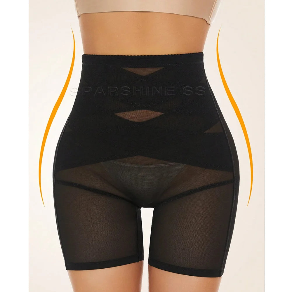 Fajas Colombianas Seamless Comfort Slimming Body Shaper High Waisted Shapewear Shorts for Women Tummy Control Panty