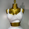 Women Sexy Bandage Crop Top Pant Set Evening Party Club Luxury Birthday High Street Fashion Elegant Luxury Birthday Outfit ﻿