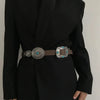 Rock Retro Heavy metal band cowboy cowgirl Ladie's Belts Waist Decorative Girdle Hit hot Pung Pu Leather For Jeans Accessories