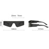 New Fashion Colorful Sports Sunglasses Women Cyberpunk Frameless Sun Glasses Anti Ultraviolet Driving Shades UV400 Oculos De Sol