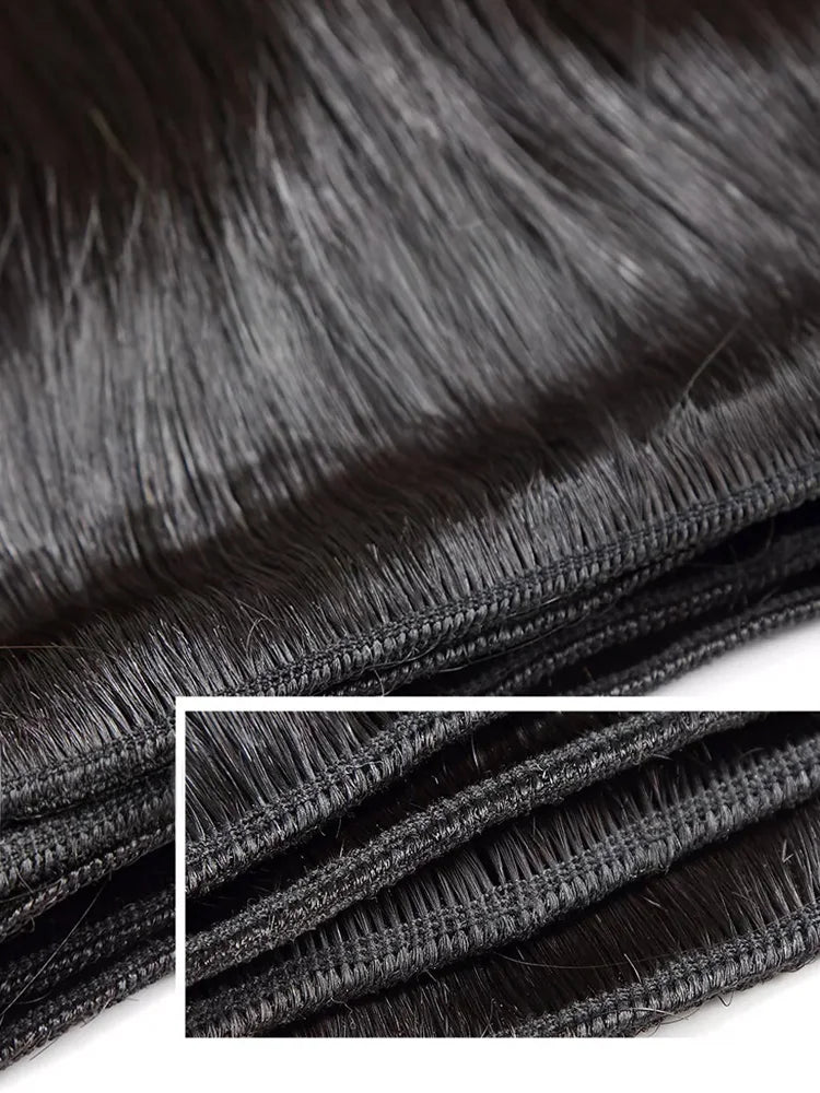 30 40 Inch Bone Straight 100% Bundles Deal Brazilian Virgin Human Hair 3 4 Bundles Raw Hair Extensions Natural Color Remy