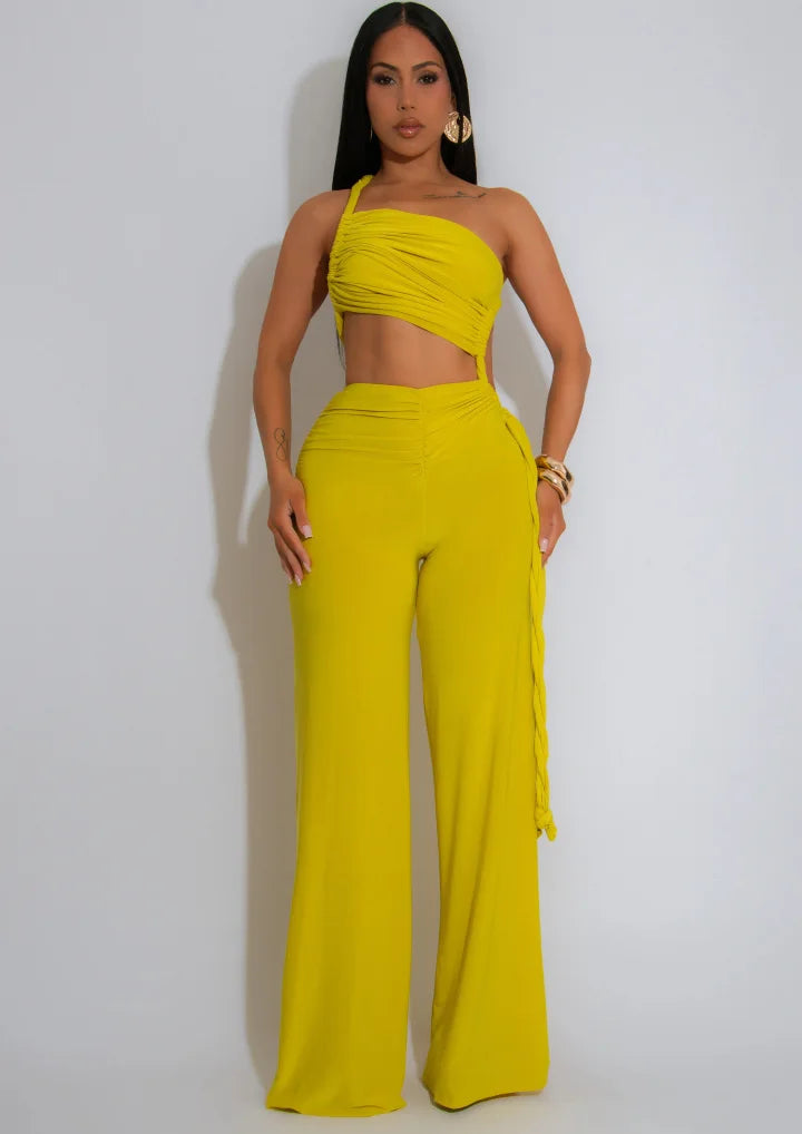 FAGADOER Sexy Ruched Patchwork Bodycon Jumpsuits for Woman Halter Sleeveless Wide-leg Romper Female Streetwear Overalls 2025 New
