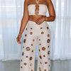 Sexy Night Party 2 Piece Sets Women Outfit Clubwear Festival Clothing Halter Crop Top and Pants Conjuntos Femininos Elegantes